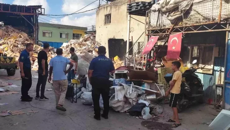 Hatay’da hurdacılara yönelik denetimlerde 25 iş yeri ve 86 şahıs sorgulandı